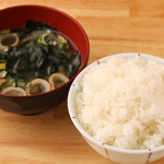 ごはん（味噌汁付き）