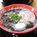 Hakata Ikkosha Sohon Ten - ■一幸舎味玉ラーメン（黒）800円