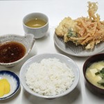 天ぷら定食ふじしま - ■天ぷら定食 580円