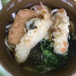 いちえ - うどんアップ エビ天 ちく天のつてます