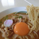 ラーメン　○天 - 徳島らーめんたまご入り550円