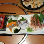 甘太郎 - お造り５点盛り 1,599円