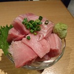 Jikan Museigen Zenpin All you can eat and drink Niku no Ousama Shinyokohama Yokocho Style Ten - 2018年8月　マグロブツ盛り　745円