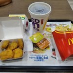 マクドナルド - ポテナゲ大，プレミアムローストアイスコーヒー（M)