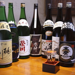 各地の日本酒を御用意しております！