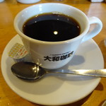 大和珈琲 - ホットコーヒーのアップ