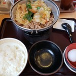 すき家 - 牛すき鍋定食