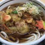 前沢サービスエリア（下り線）スナックコーナー - かき揚げうどん