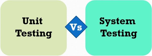 unit testing vs system testing