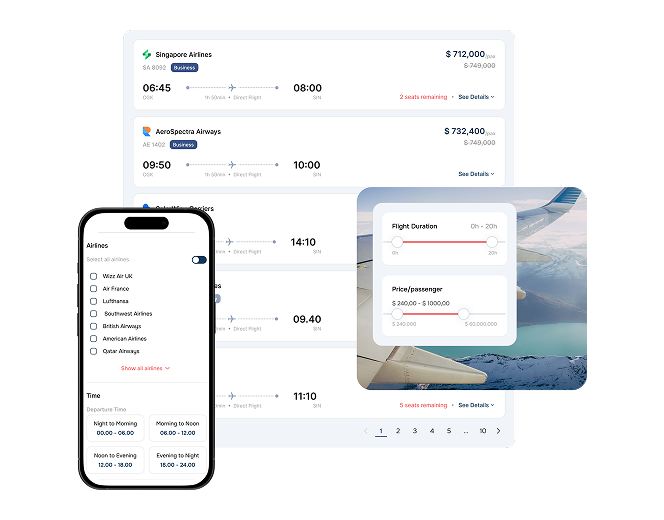 Quality Assurance for a Flight Booking Service