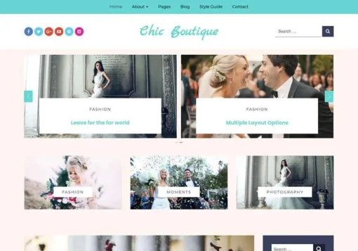 Chic Boutique WordPress theme