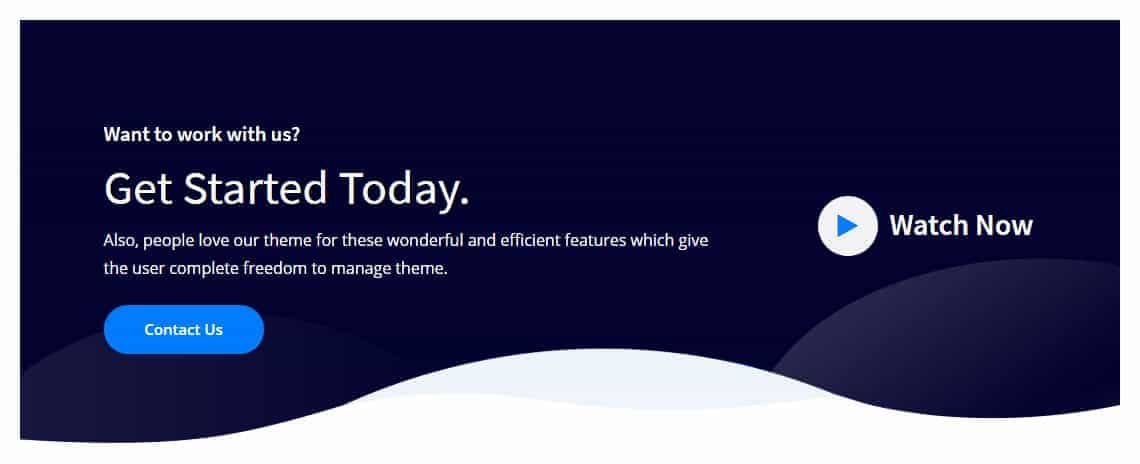 Beautifull Call to Action Area Style 1