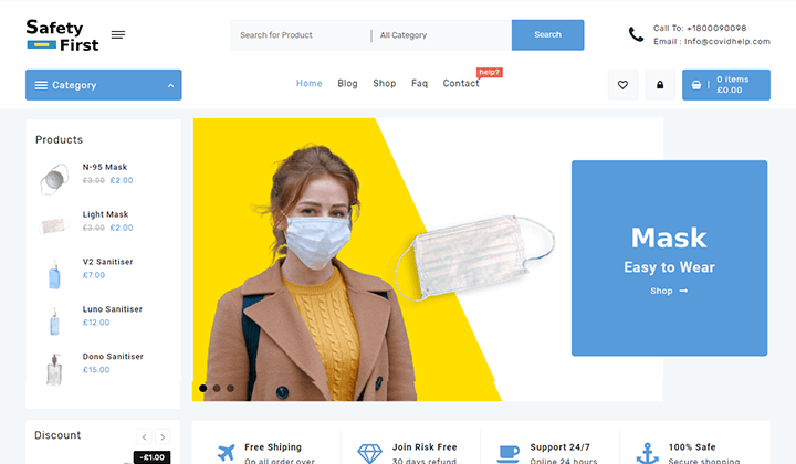 Open Shop E-commerce WordPress Theme