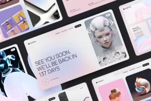 Emeric – 即将推出和作品集模板