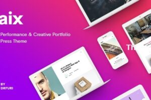 Naix v1.5.7 – 创意和高性能组合 WordPress 主题