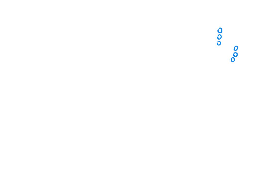 Elemento decorativo en animación parallax