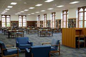 Latin American and Caribbean Collection library interior