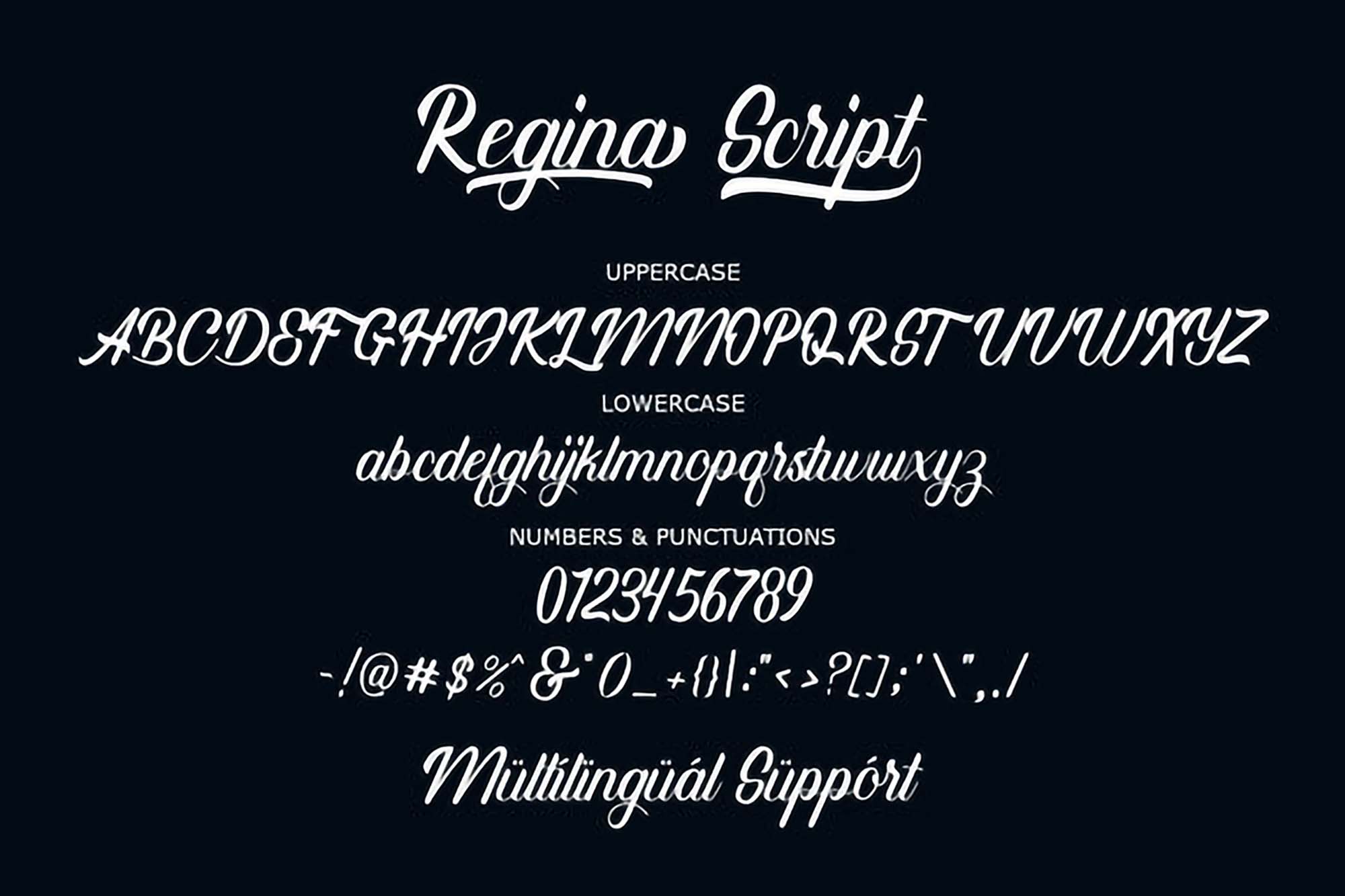 Refina Script Font 4