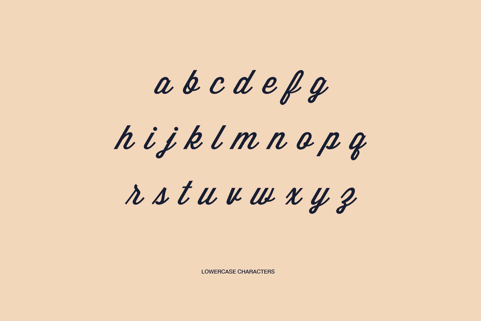 Wisdom Script Font Lowercase