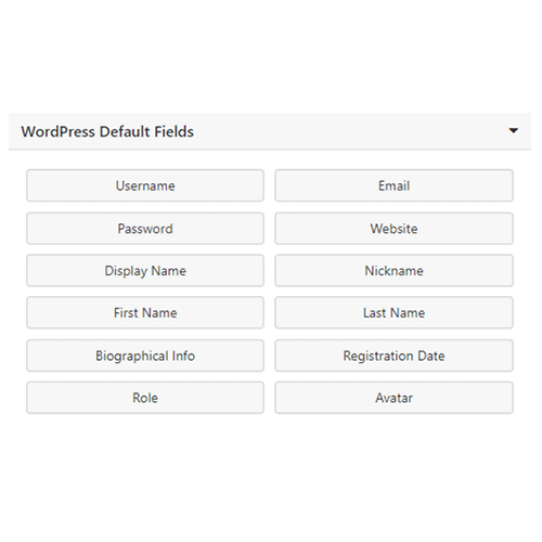 user meta form-fields