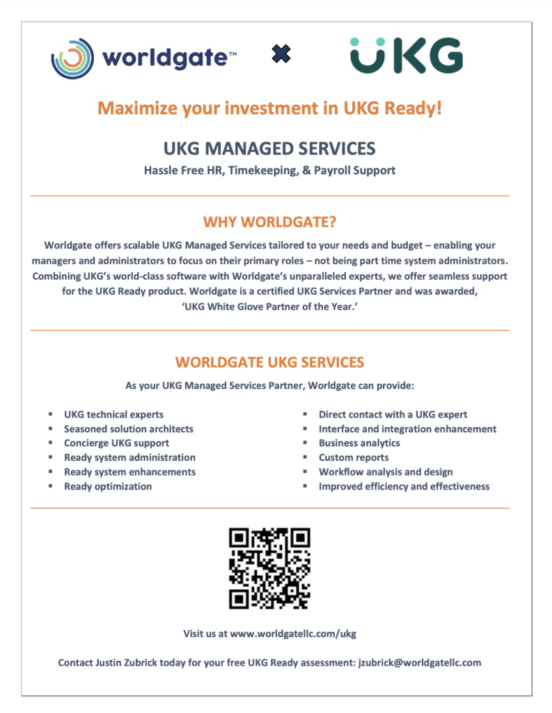 Woldgate and UKG managed services overview preview