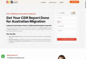 CDR Australia Engineer - CDR Australia Engineer offers specialized services for engineers aiming to migrate to Australia, preparing Competency Demonstration Reports (CDRs).