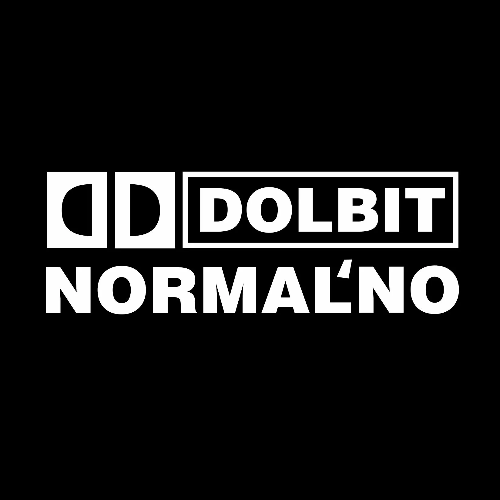 Виниловая наклейка Dolbit Normalno