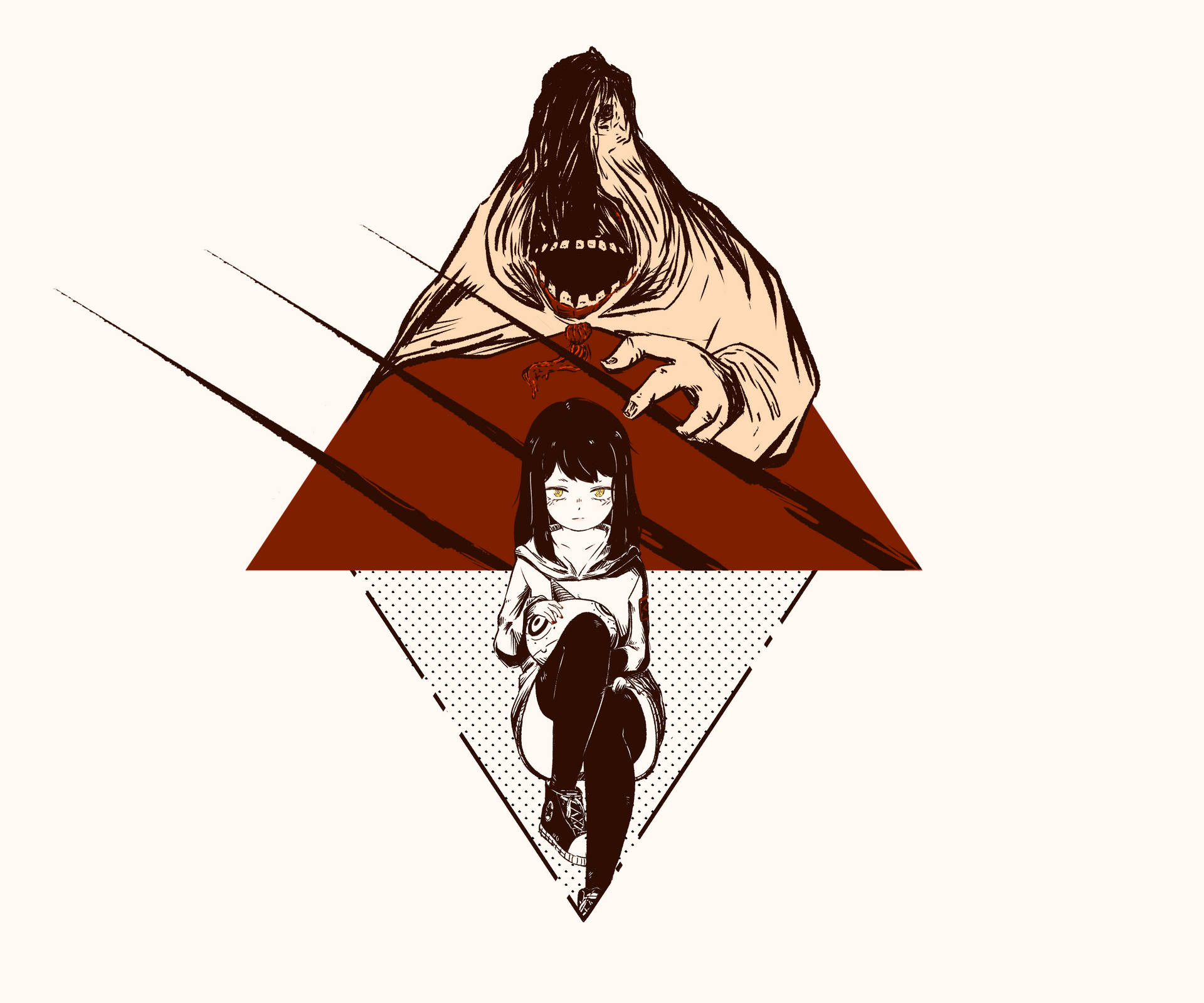 Mieruko Chan Papel de Parede