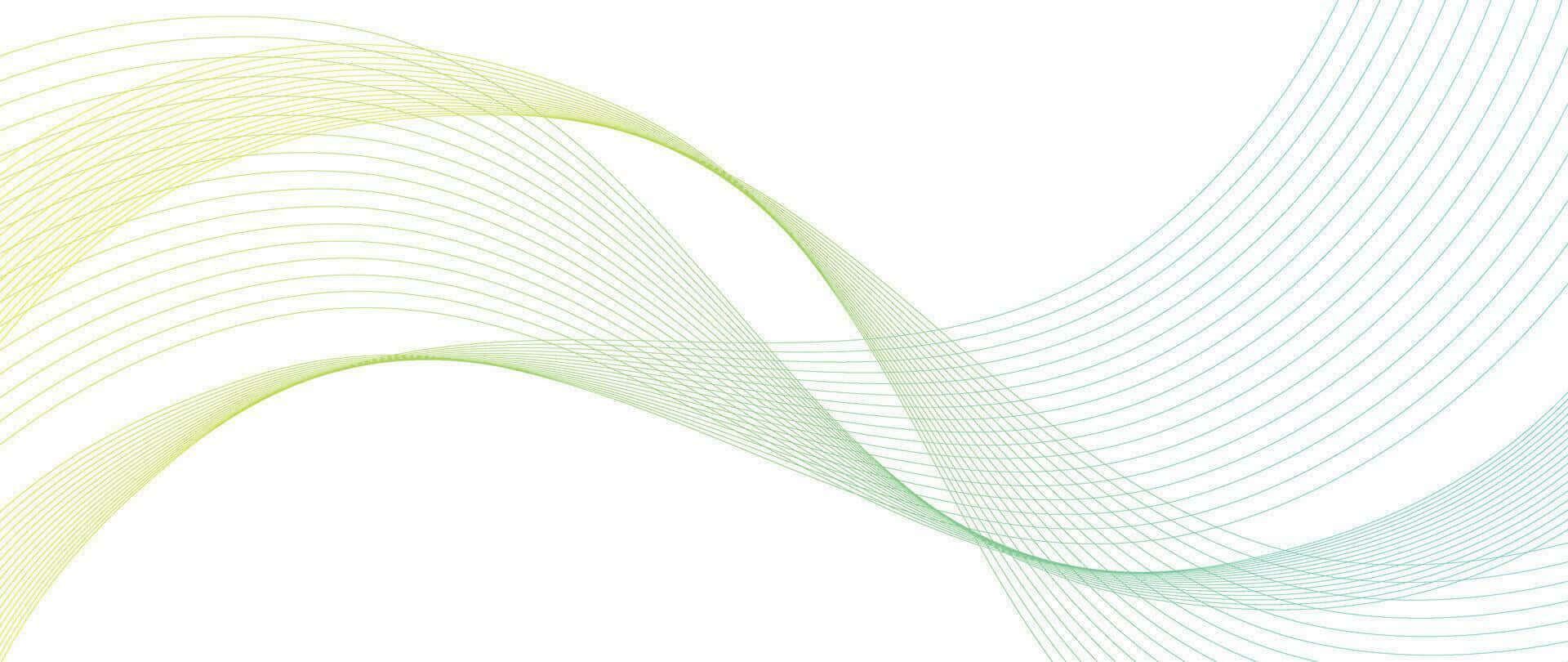 Abstracte Groene Golf Vector Achtergrond Achtergrond