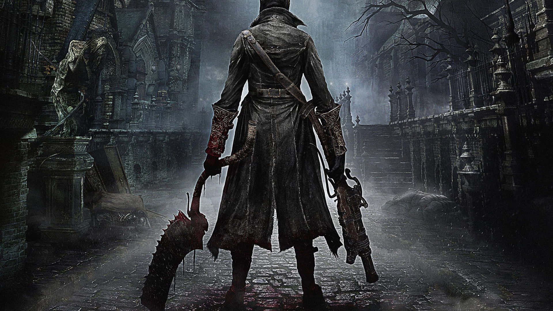 Sägeklinge,jägerblunderbüchse Bloodborne 4k Hd Wallpaper