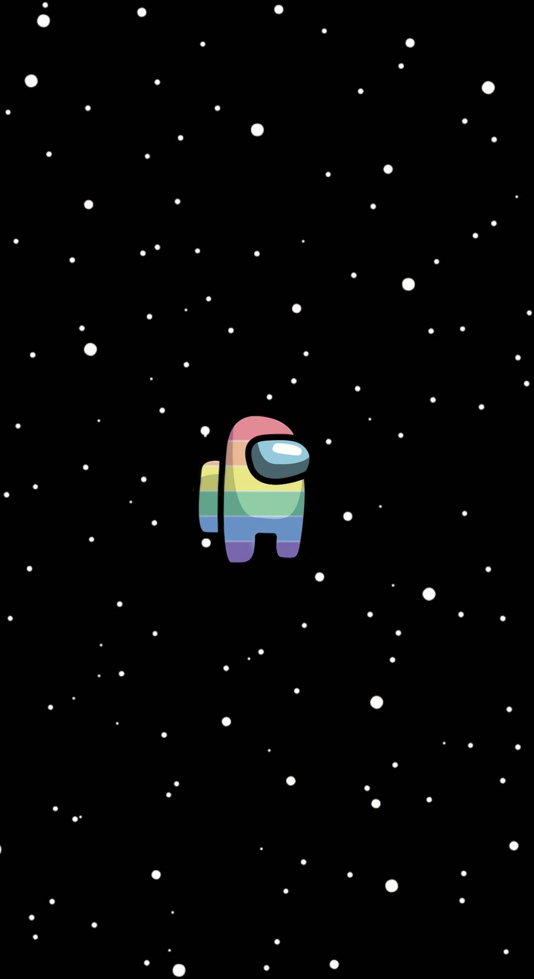 Frescotripulante Do Arco-íris Do Among Us Papel de Parede