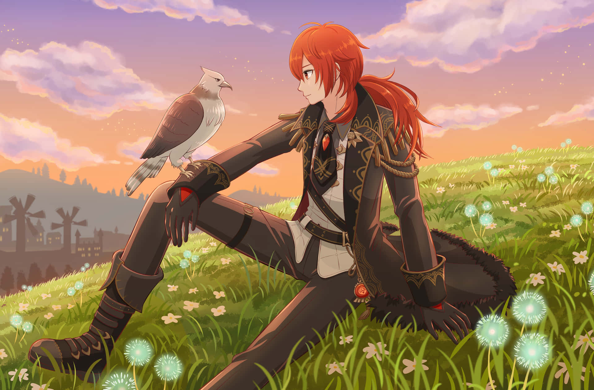 Entrenos Sapatos Do Diluc Nesta Temporada. Papel de Parede