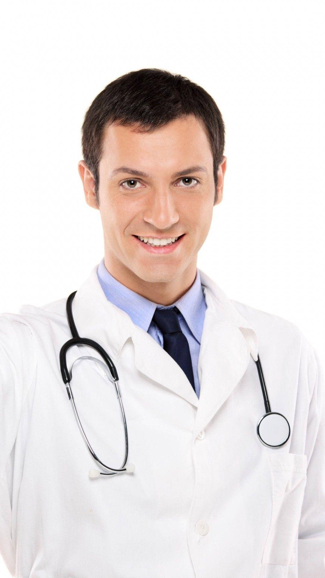 Portret Van Een Arts Achtergrond