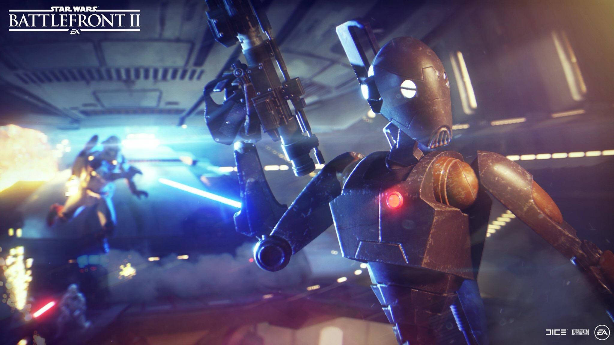 Batalhade Droides Ii Para Plano De Fundo Do Computador Ou Celular. Papel de Parede