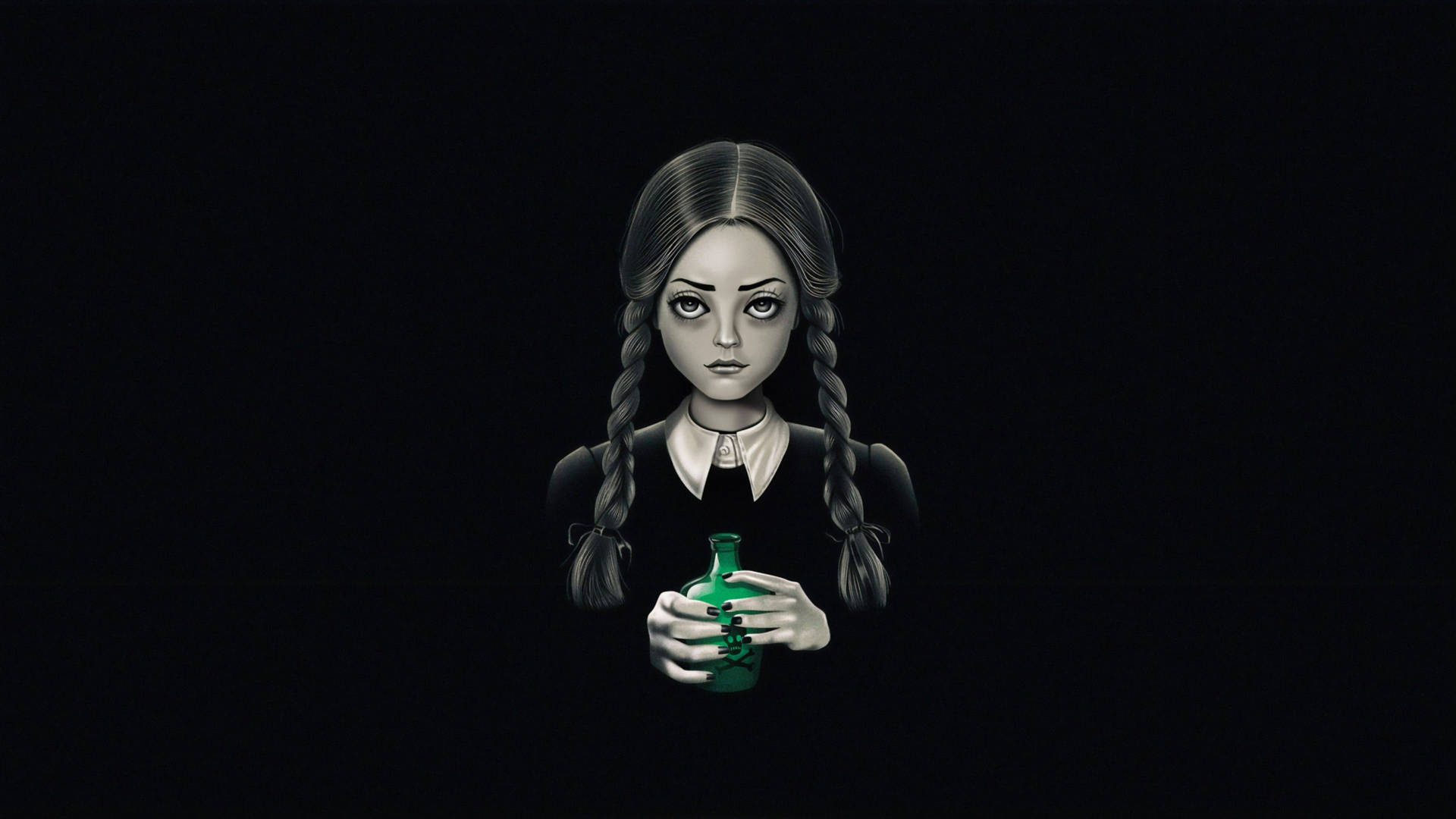 Miércolesaddams Gótica Fondo de pantalla