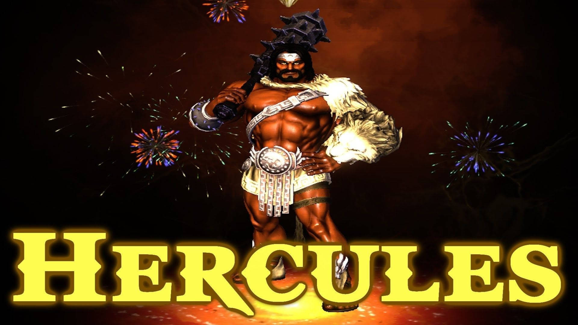 Hercules Med Spiked Club Wallpaper