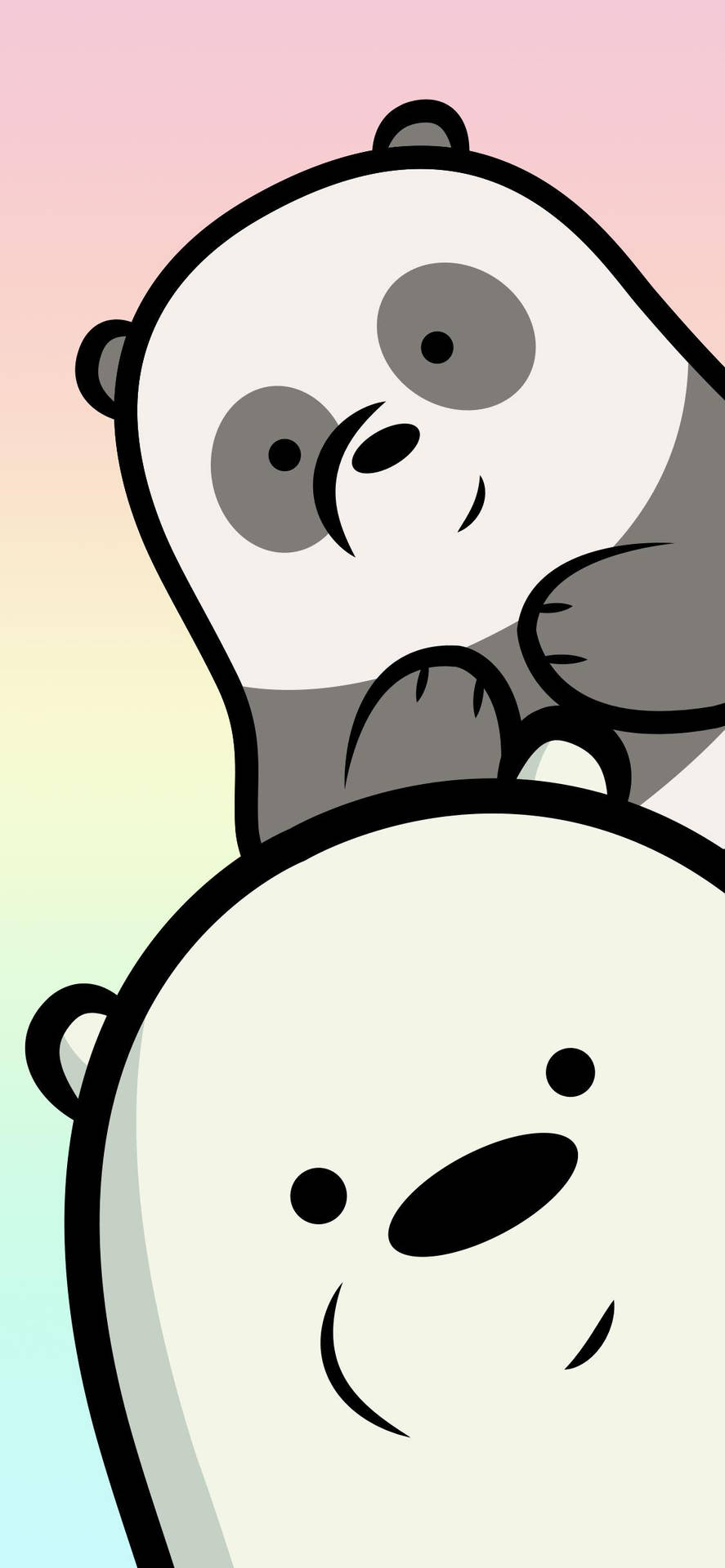 Ijsbeer Panda We Bare Bears Achtergrond