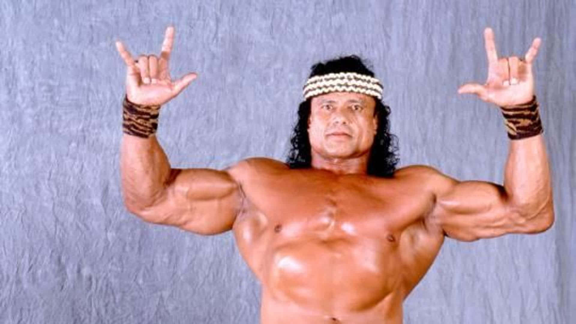 Jimmy Snuka Rock N Roll Tapet: Wallpaper