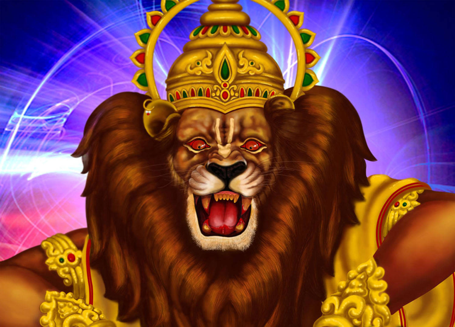 Löwenherrschernarasimha Wallpaper