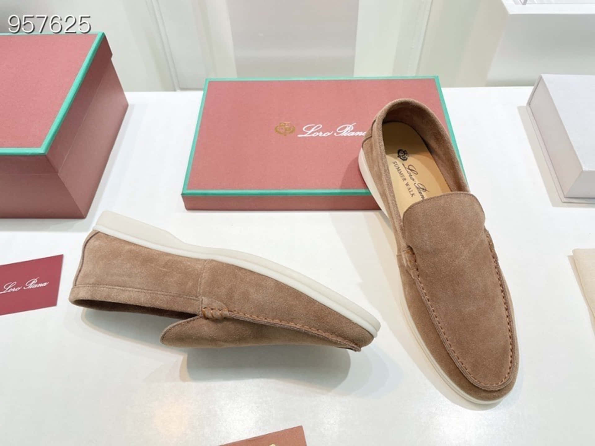Loro Piana Zomer Loafers Achtergrond
