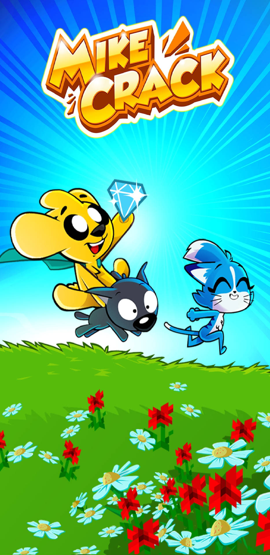 Los Compas Mikecrack og Flex Vega Wallpaper Wallpaper