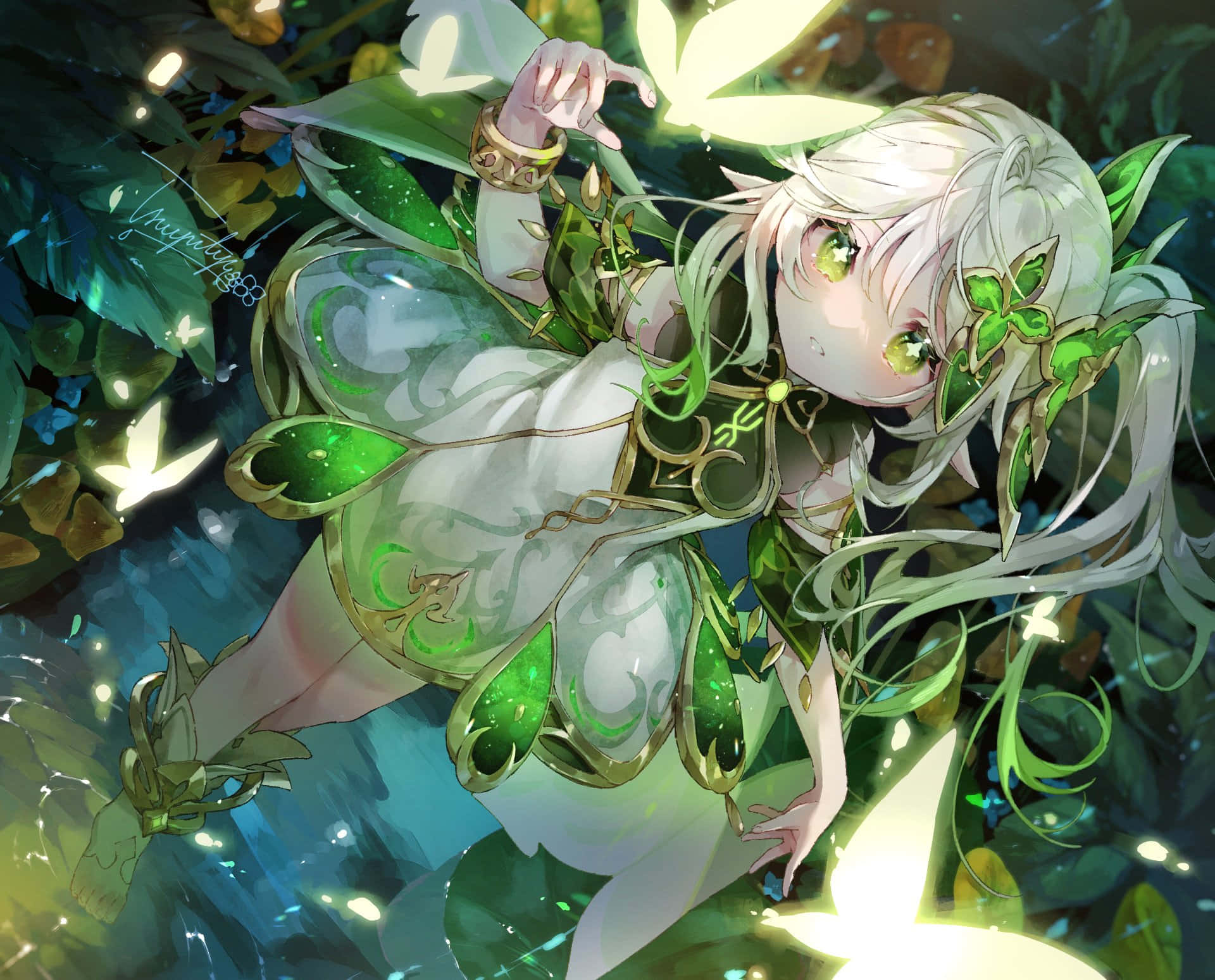 Mystinen Metsän Suojelija Taustakuva