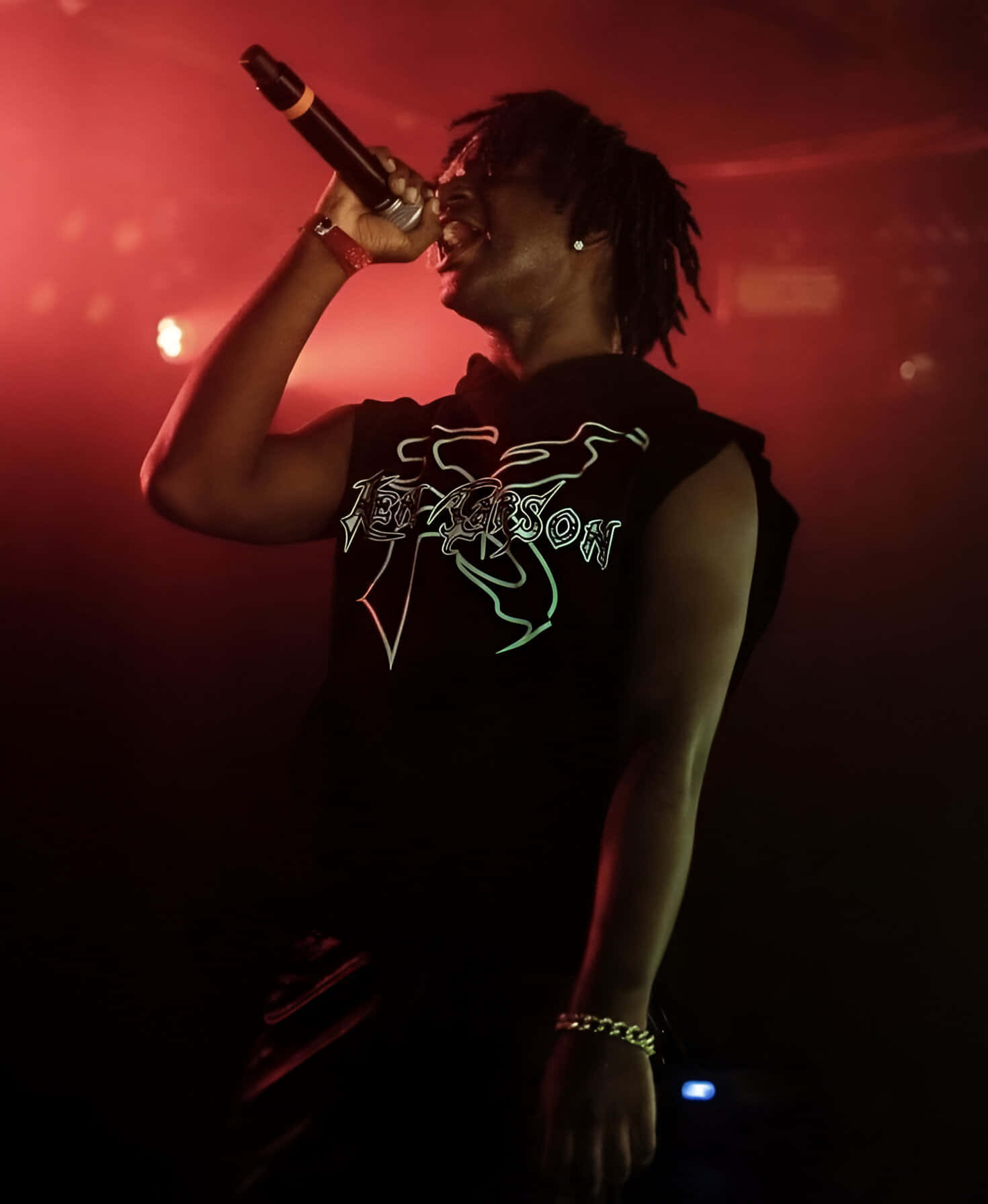 Intohimoinen Esitys Konserttissa Taustakuva