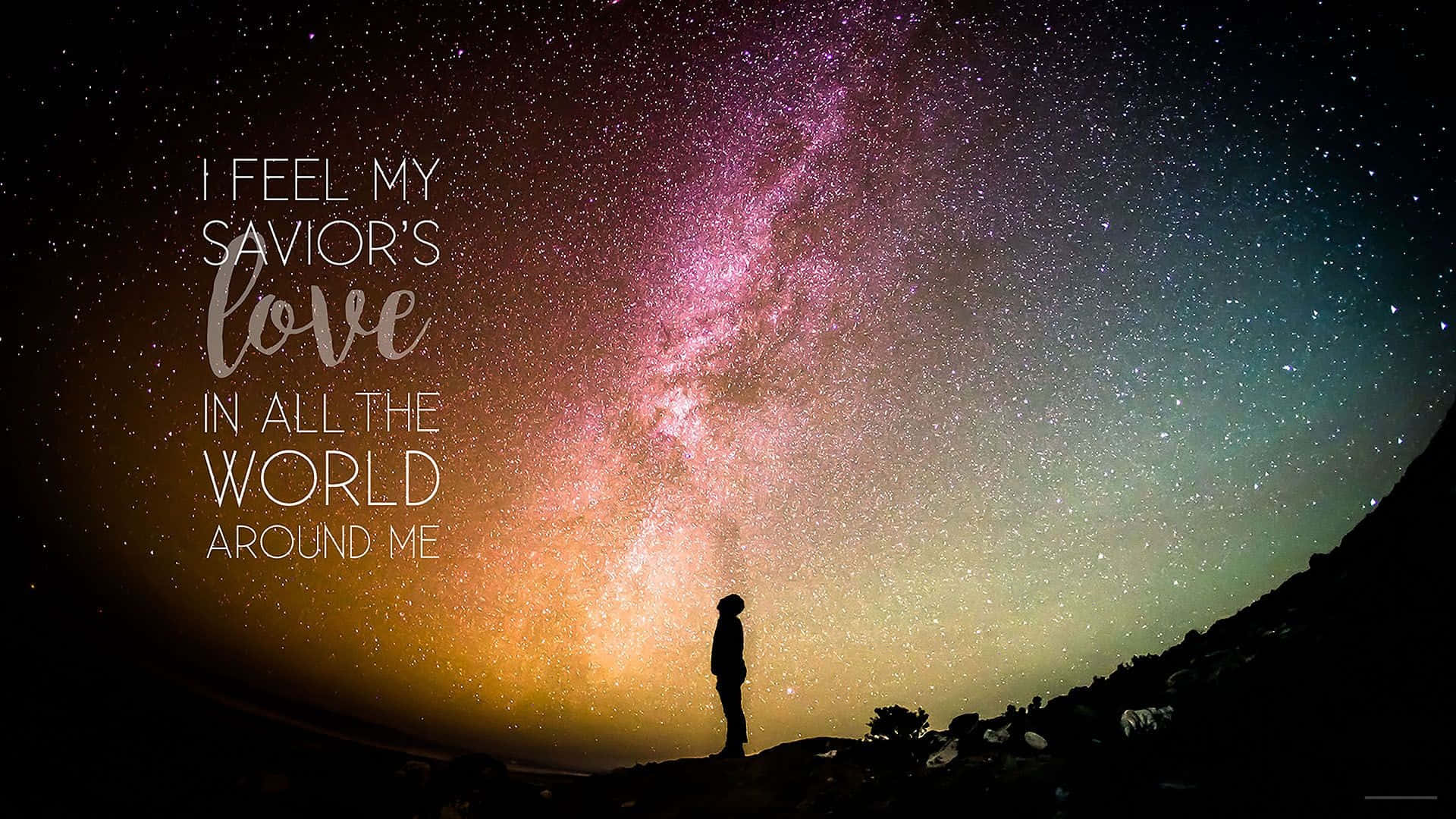 Frelser Som Står Majestetisk Midt I Horisonten Bakgrunnsbildet