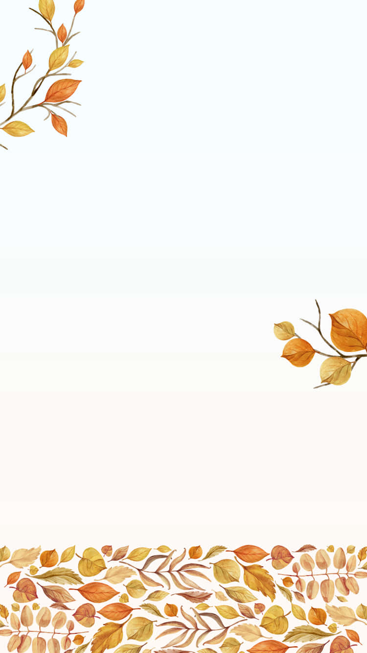 Nyd den enkle fred af efterårets smukke landskab Wallpaper