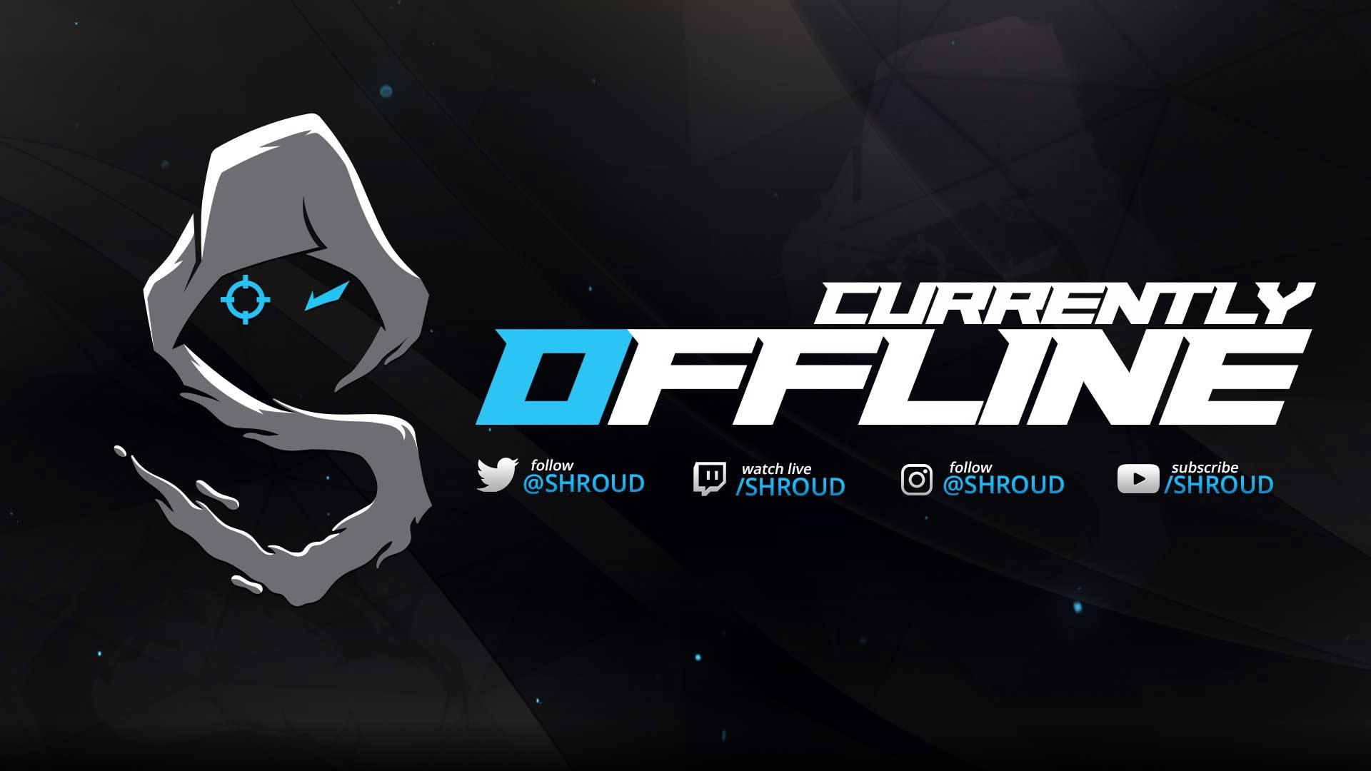 Streamer Shroud i offline-tilstand Wallpaper