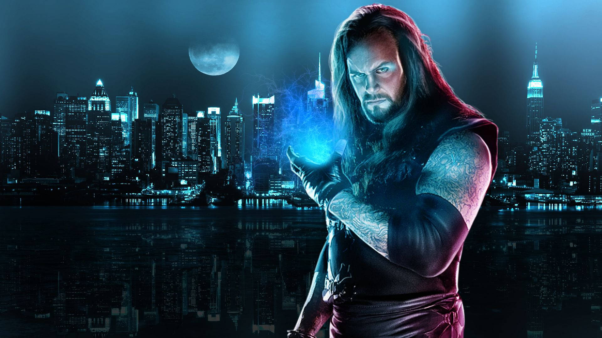 The Undertaker In De Stad Achtergrond