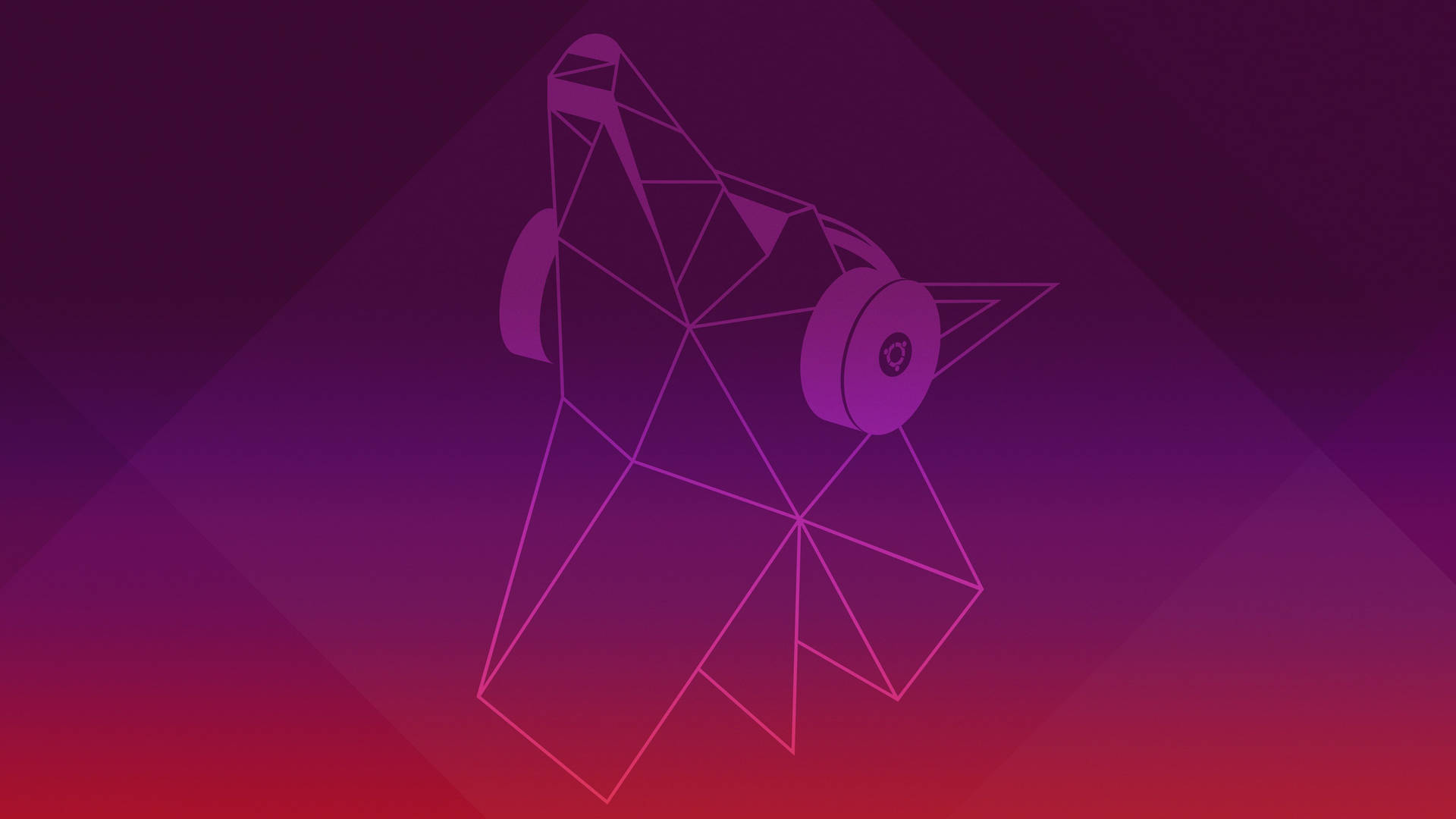 Ubuntu Disco Dingo HD-tapet: Et ultra-HD tapet, der er specielt designet med et fremtidigt look. Wallpaper