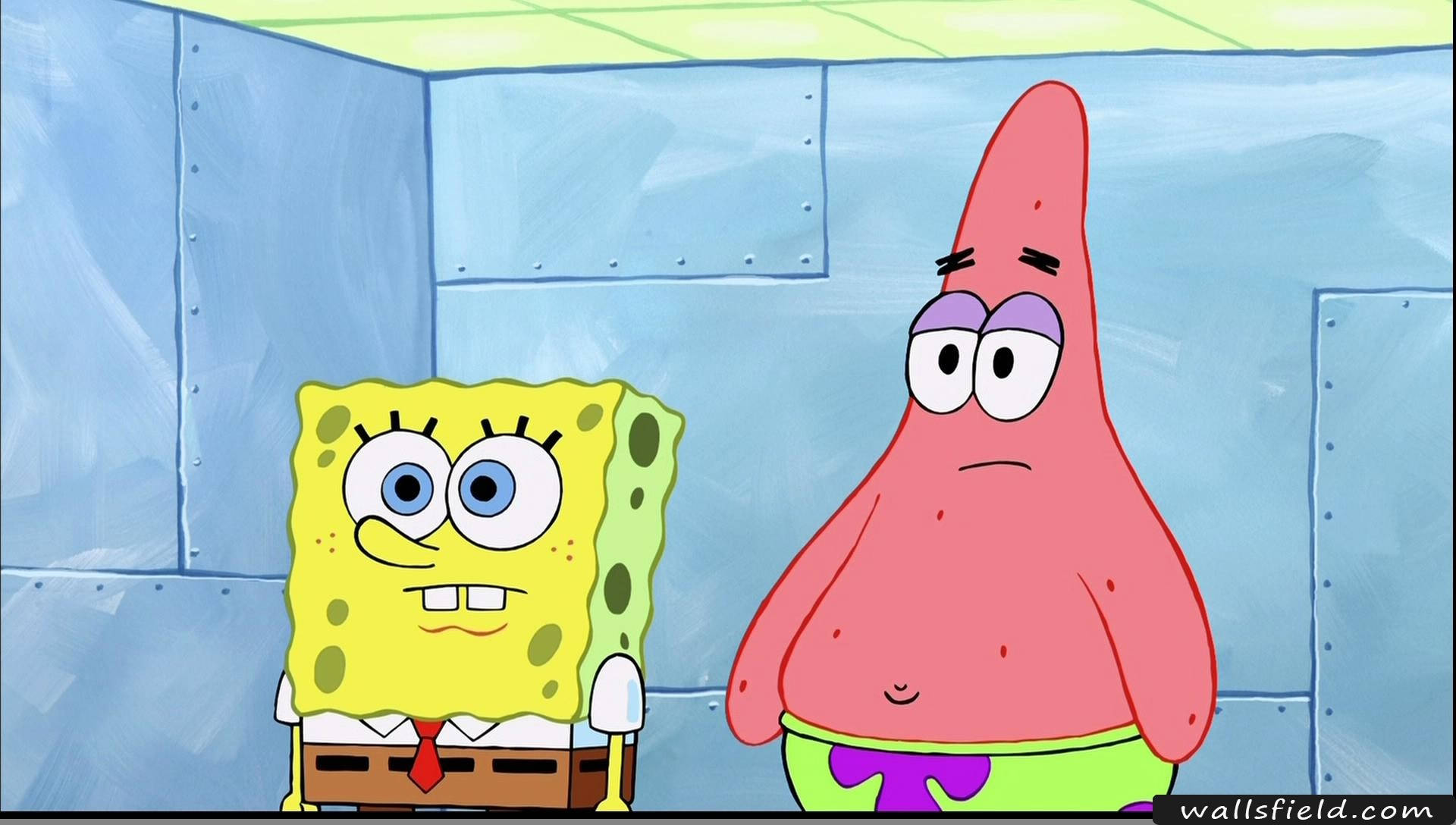 Spongebob Is Niet Onder De Indruk Achtergrond