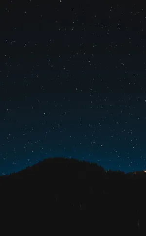 Aesthetische Nachtlucht Met Sterren Wallpaper